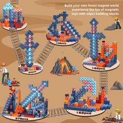 Jauniq game-element pieces let kids translate ideas into real construction.