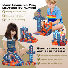 Jauniq magnetic blocks make a versatile classroom gift for hands-on learning.
