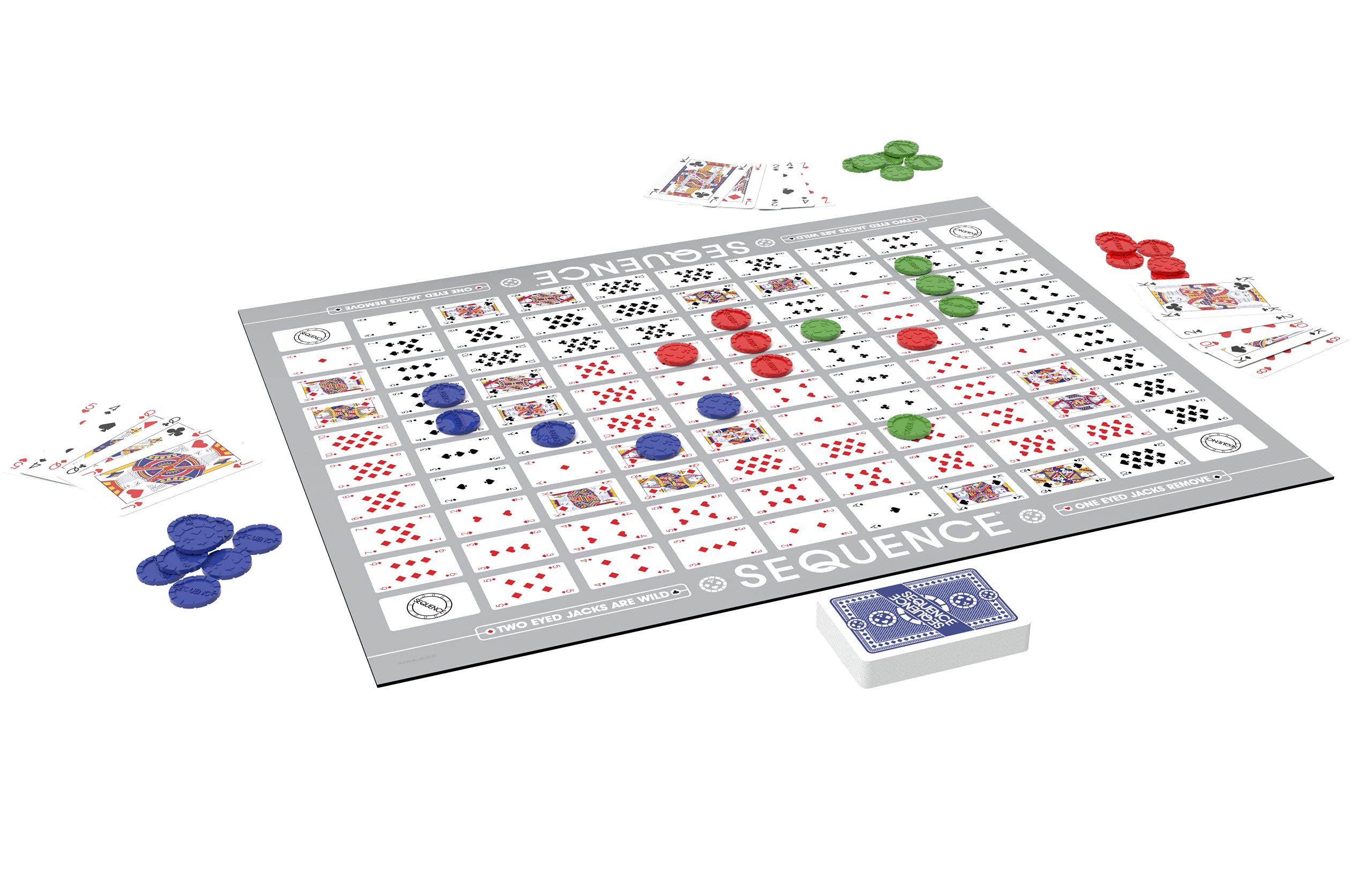 Jax SEQUENCE color chips add tactile, colorful cues to gameplay.