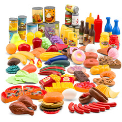 JaxoJoy pretend food set apple slice for imaginative meals and storytelling play.