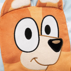 Jay Franco Bluey Bingo 3D Snuggle Pillow packaged for gifting or display