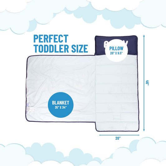 Bluey nap mat blanket expands to 35x34 inches for naptime