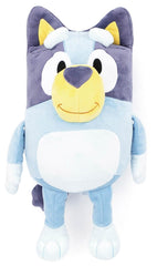 Jay Franco Bluey Pillow Buddy close-up fabric shows plush softness for cozy snuggles