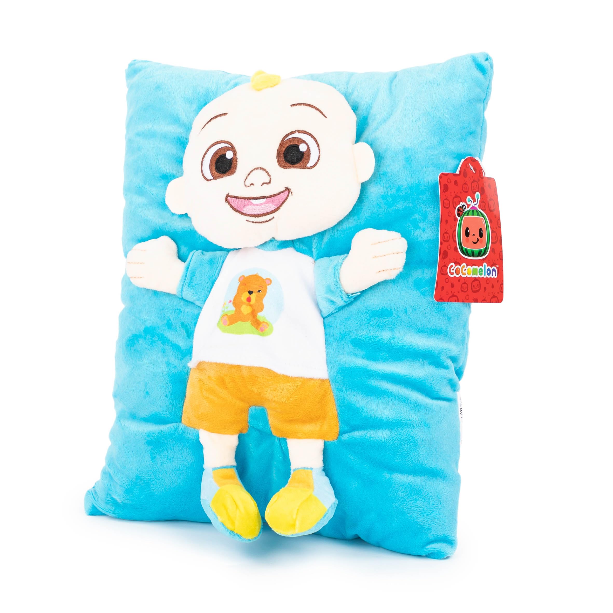 Jay Franco CoComelon JJ 3D snuggle pillow easy spot-clean care
