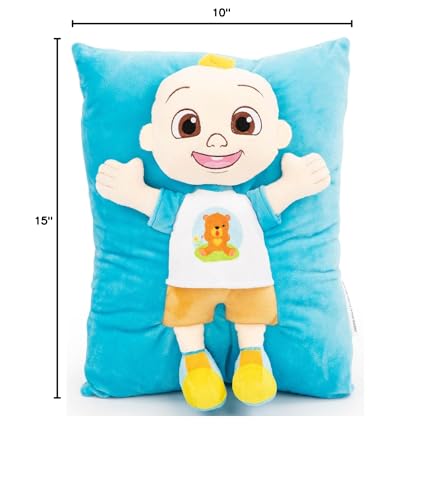 Jay Franco CoComelon JJ 3D snuggle pillow part of coordinating bedding set