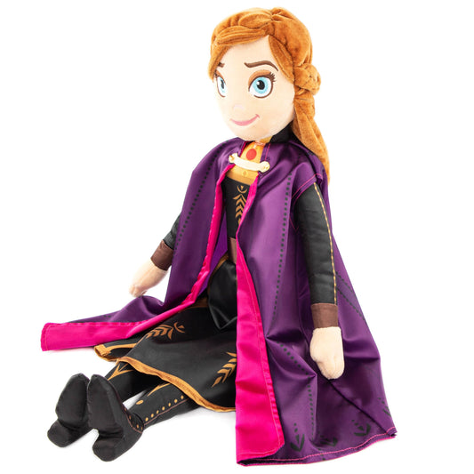 Jay Franco Anna Pillow Buddy side profile highlights plush microfiber for travel comfort.