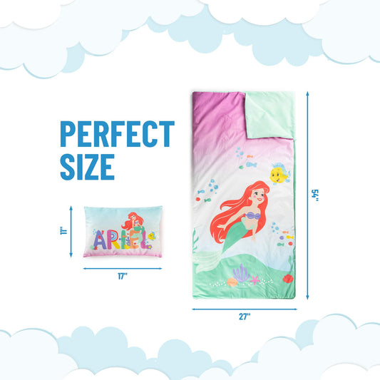 Jay Franco Little Mermaid pillow adds plush support for naps.