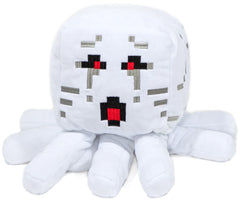 Ghast plush pillow buddy in car seat for convenient travel comfort.