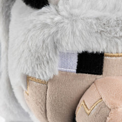 Jay Franco Minecraft Wolf Pillow Buddy in a kid's room, easy spot-clean care.