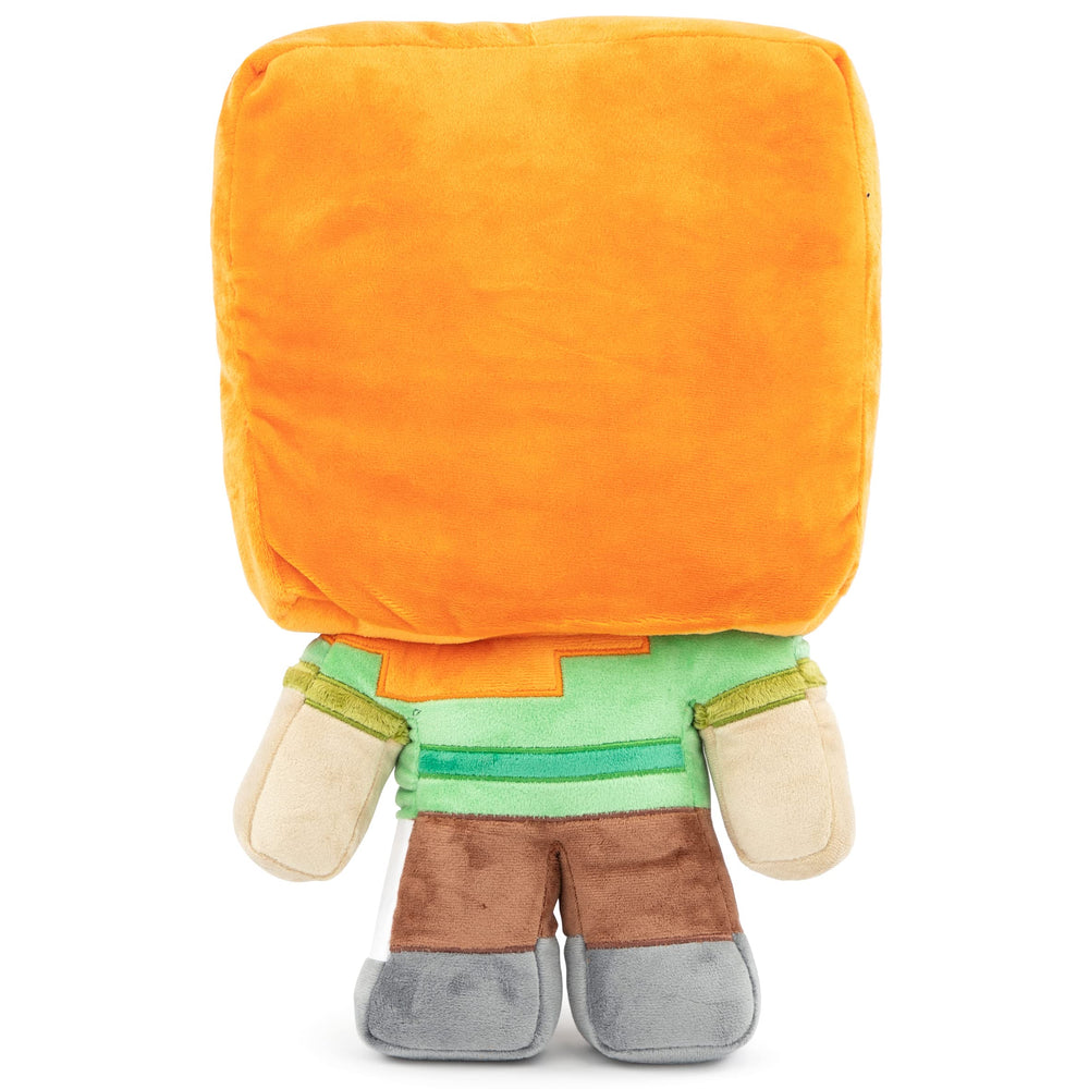 Jay Franco Alex Minecraft pillow buddy on bed for imaginative play and naptime adventures