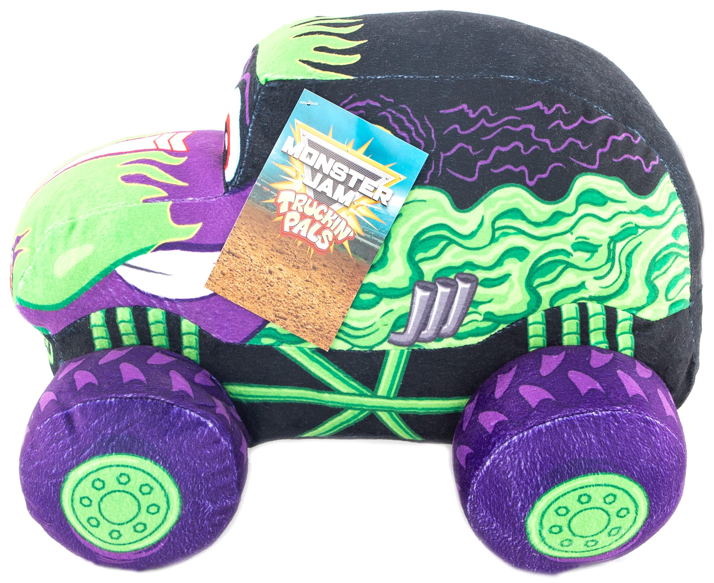 Jay Franco Monster Jam pillow buddy is ideal for bedtime cuddles and playtime.