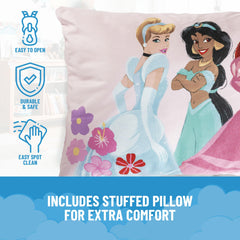 Jay Franco slumber bag zipper closure for secure indoor use.