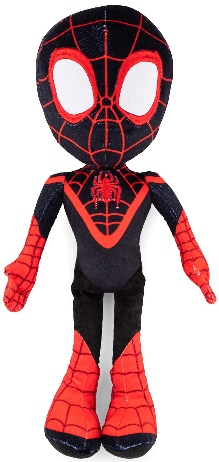 Jay Franco Spidey pillow buddy, 17in plush for bedtime comfort.
