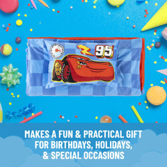 Spot-clean fabric keeps kids' gear looking fresh.