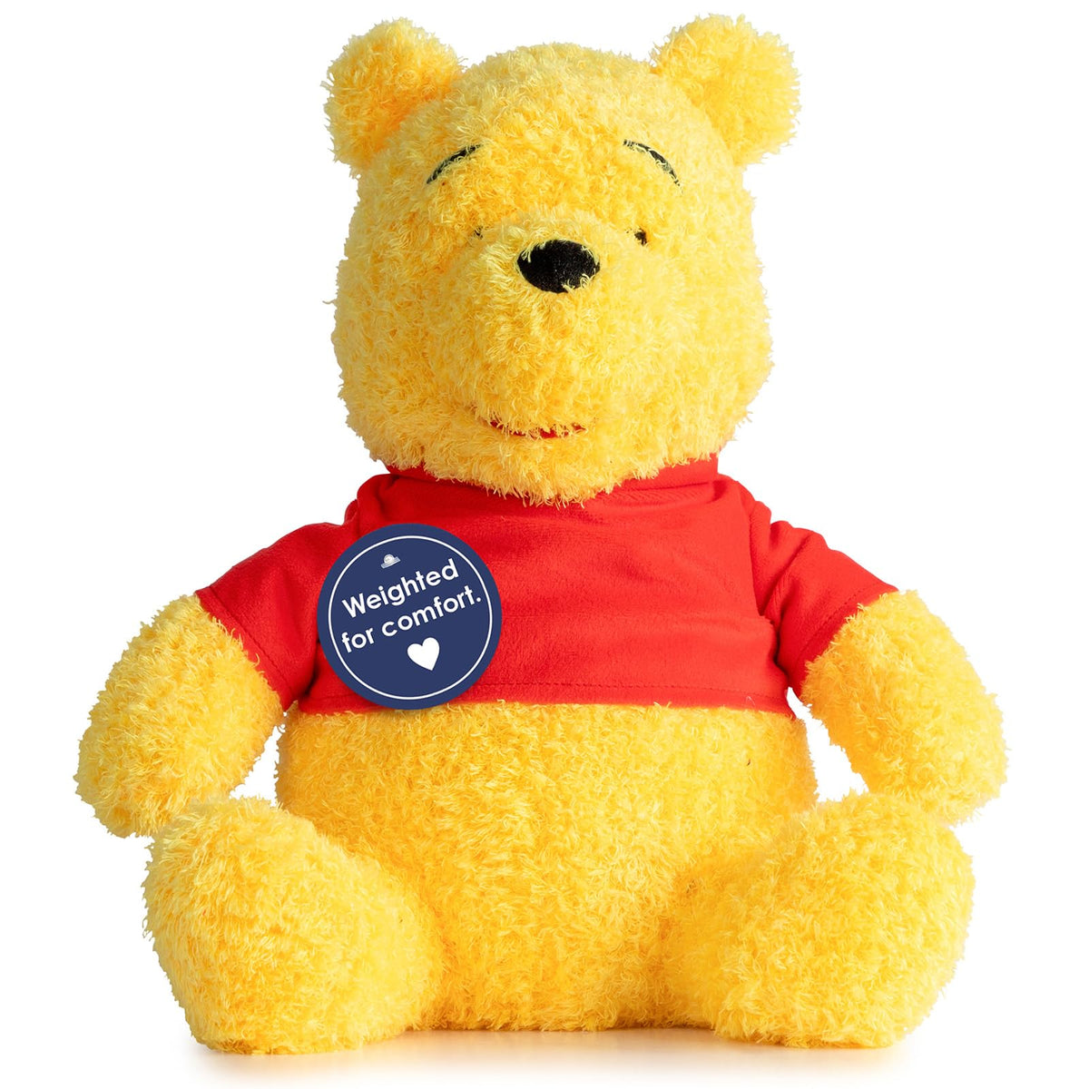 Jay Franco Winnie the Pooh weighted pillow buddy, 14-inch size offers comforting bedtime support.