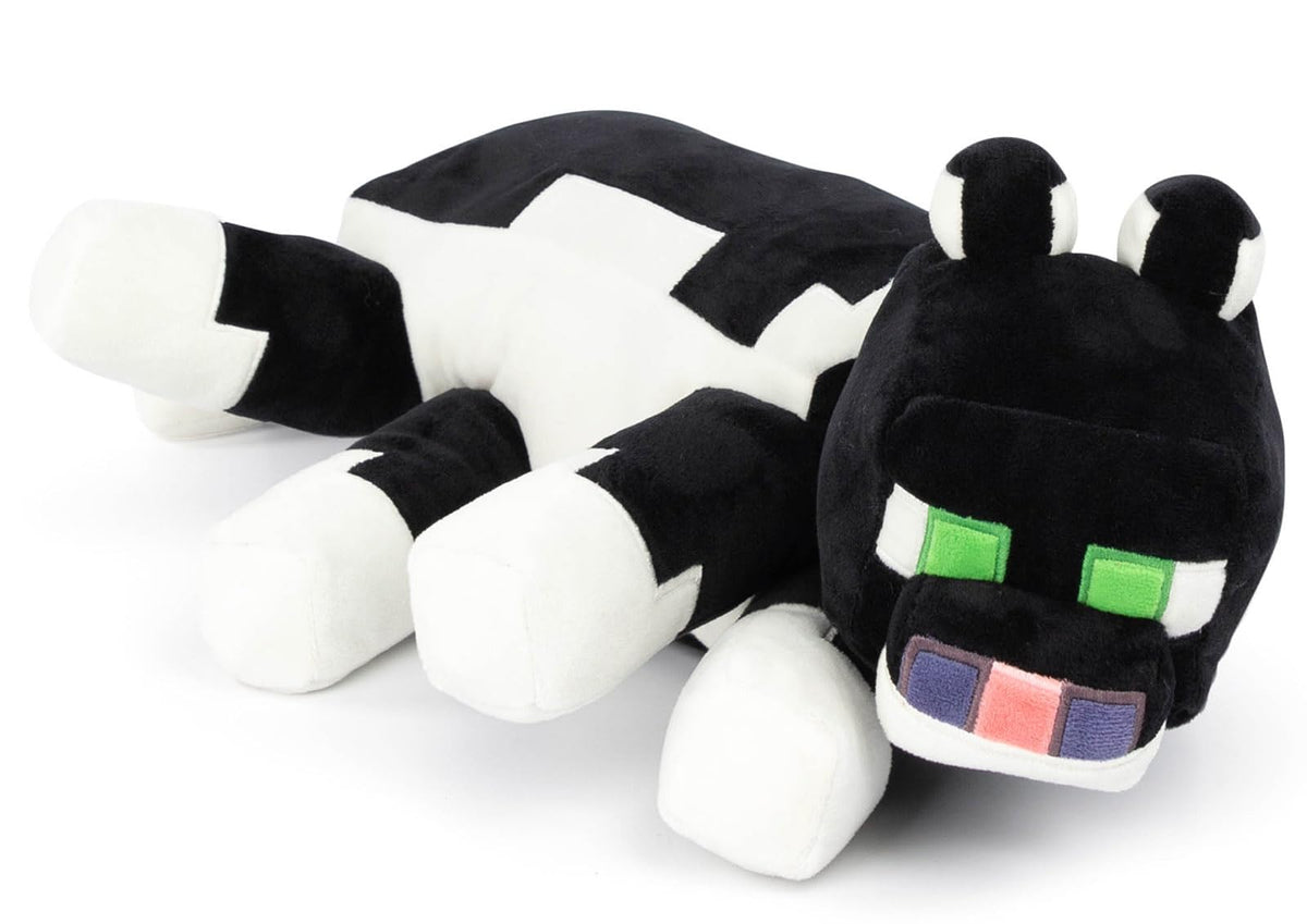 Jay Franco Minecraft tuxedo cat pillow buddy ready for cozy gaming hugs