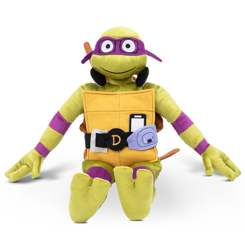 Jay Franco Donatello Pillow Buddy close-up showing soft fabric texture for comforting hugs.