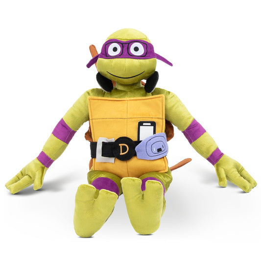 Jay Franco Donatello Pillow Buddy close-up showing soft fabric texture for comforting hugs.