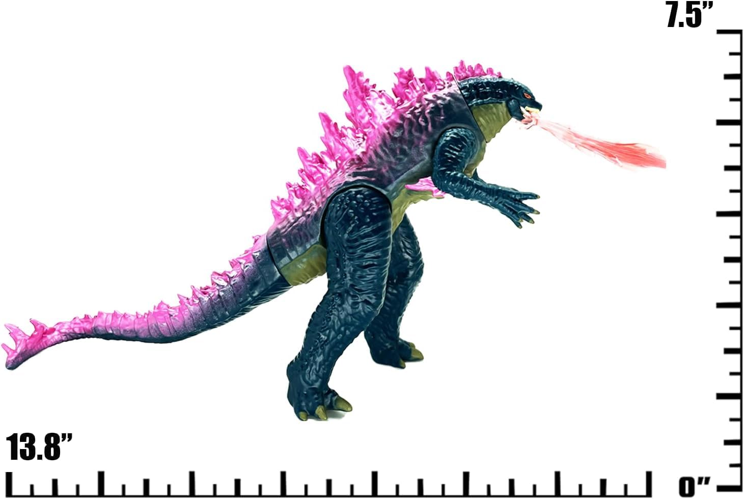 JAYKENIXO 8-inch monster figure in play scene supports imaginative storytelling.