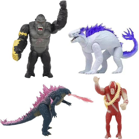 JAYKENIXO movie monster 4-pack, front view, boosts display appeal and imaginative play.