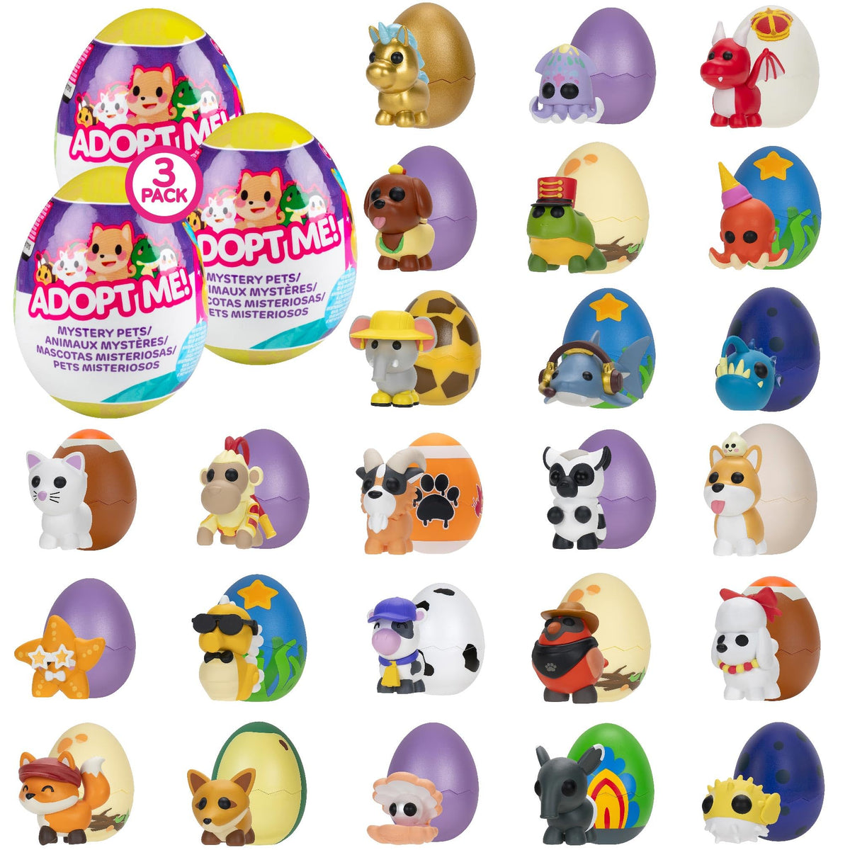 Jazwares Adopt Me mystery egg figure reveals a pet for Roblox fans