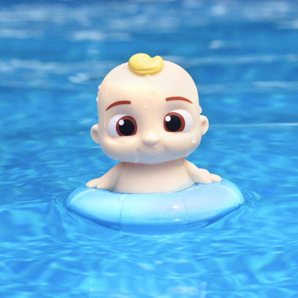 Jazwares CoComelon YoYo floating figure for tub adventures and pretend play.