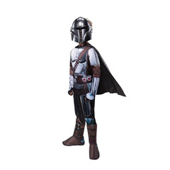 Jazwares Costumes Mandalorian youth mask completes the armored look safely.