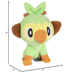 Jazwares Grookey plush packaging shown, ready to gift.