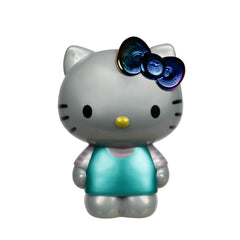 Jazwares Hello Kitty 50th Anniversary figures feature a gold heart bow for distinctive decor.
