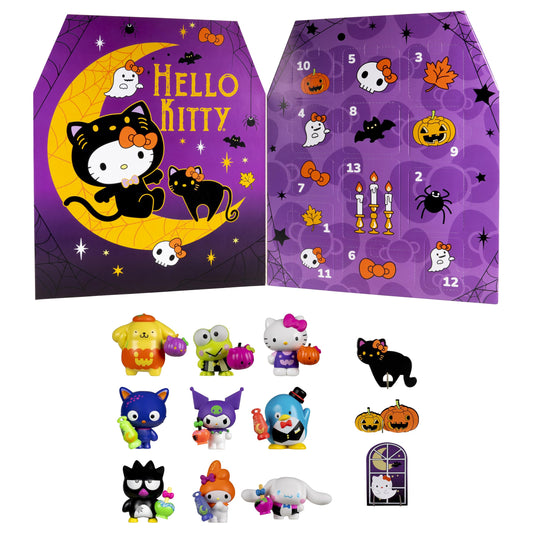 Jazwares Hello Kitty countdown calendar cover for festive desk displays.