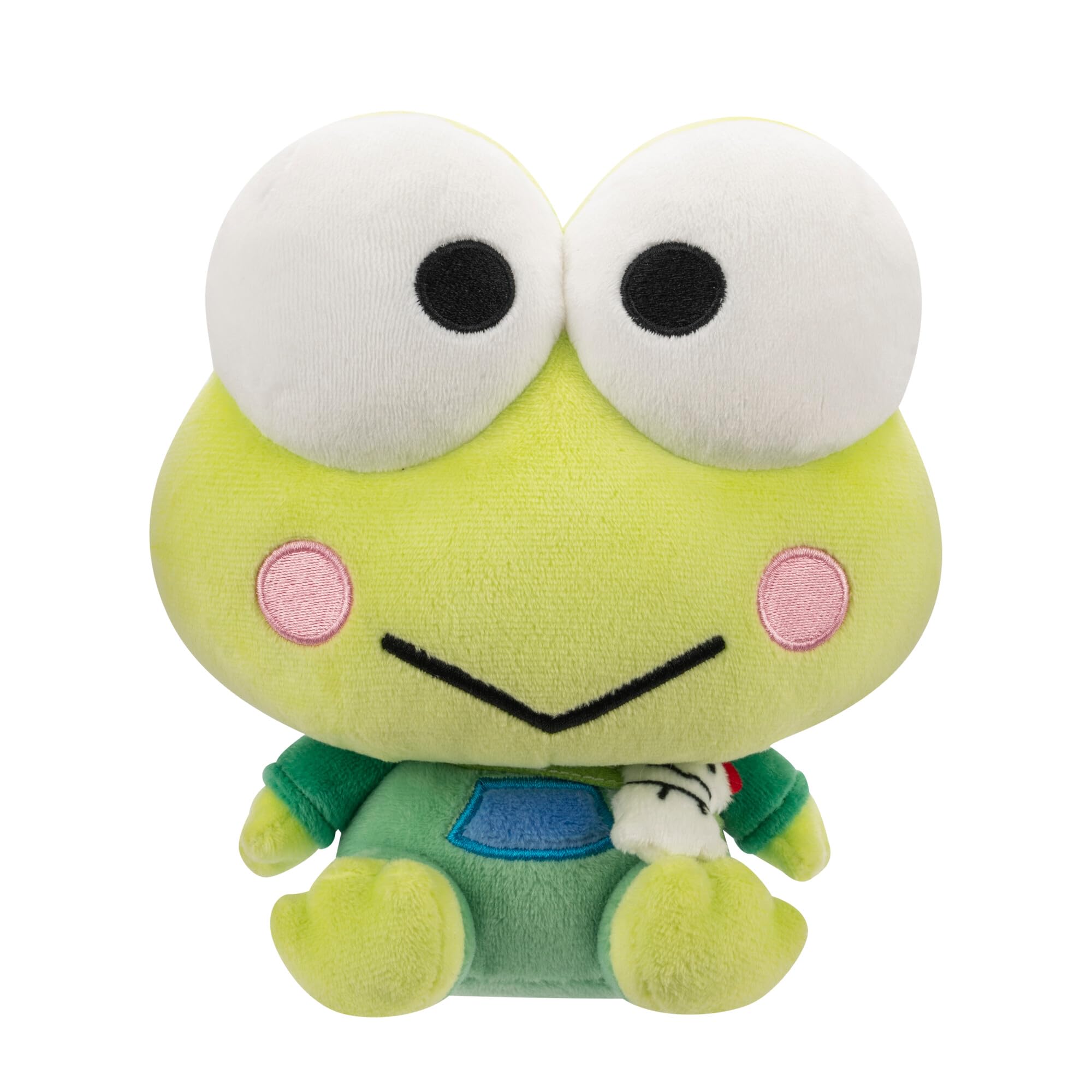 Jazwares Hello Kitty Keroppi plush hoodie front view for cuddle and display