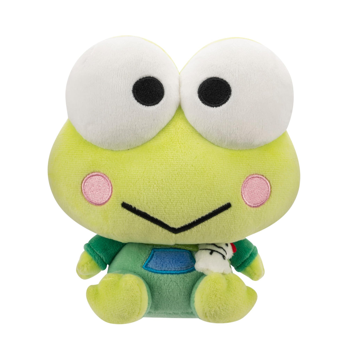 Jazwares Hello Kitty Keroppi plush hoodie front view for cuddle and display