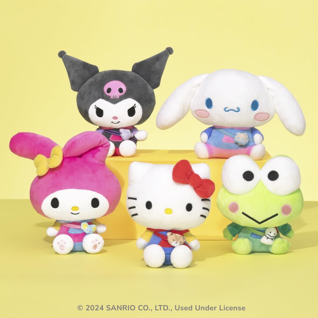 Jazwares Hello Kitty Keroppi set with multiple characters for collection display