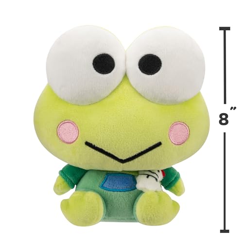 Jazwares Keroppi plush hoodie side view highlights design and style