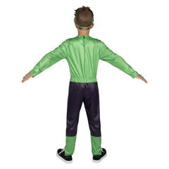Jazwares Marvel Hulk package includes jumpsuit and molded mask.