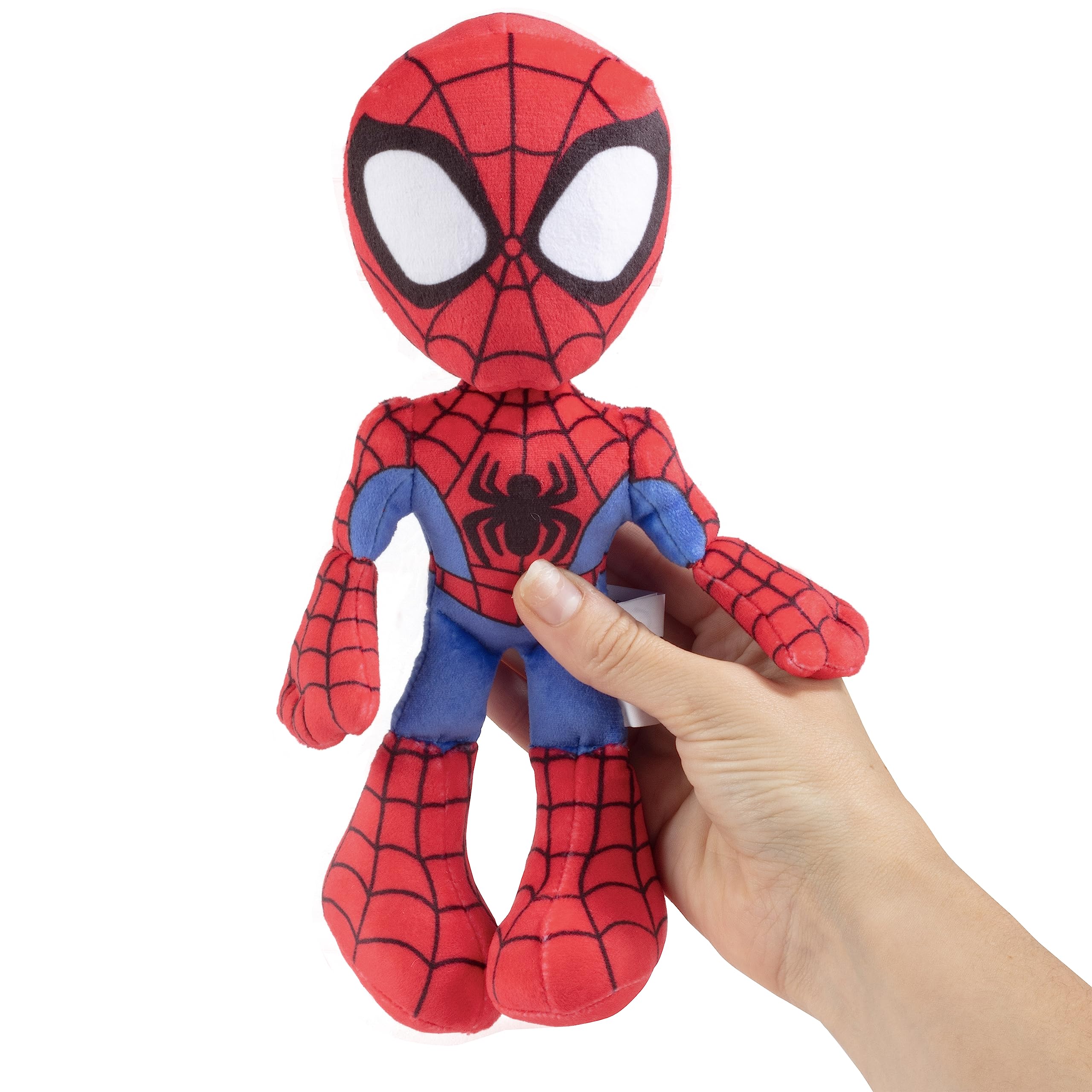 Jazwares Marvel Spidey plush vivid colors for on-the-go adventures.