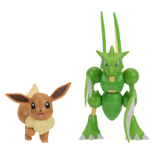 Jazwares Eevee 2-inch figure ready for imaginative battles.