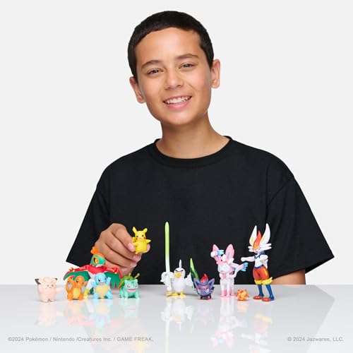 Jazwares Pokemon Battle Figure Pikachu 2-inch pose for quick battles and play