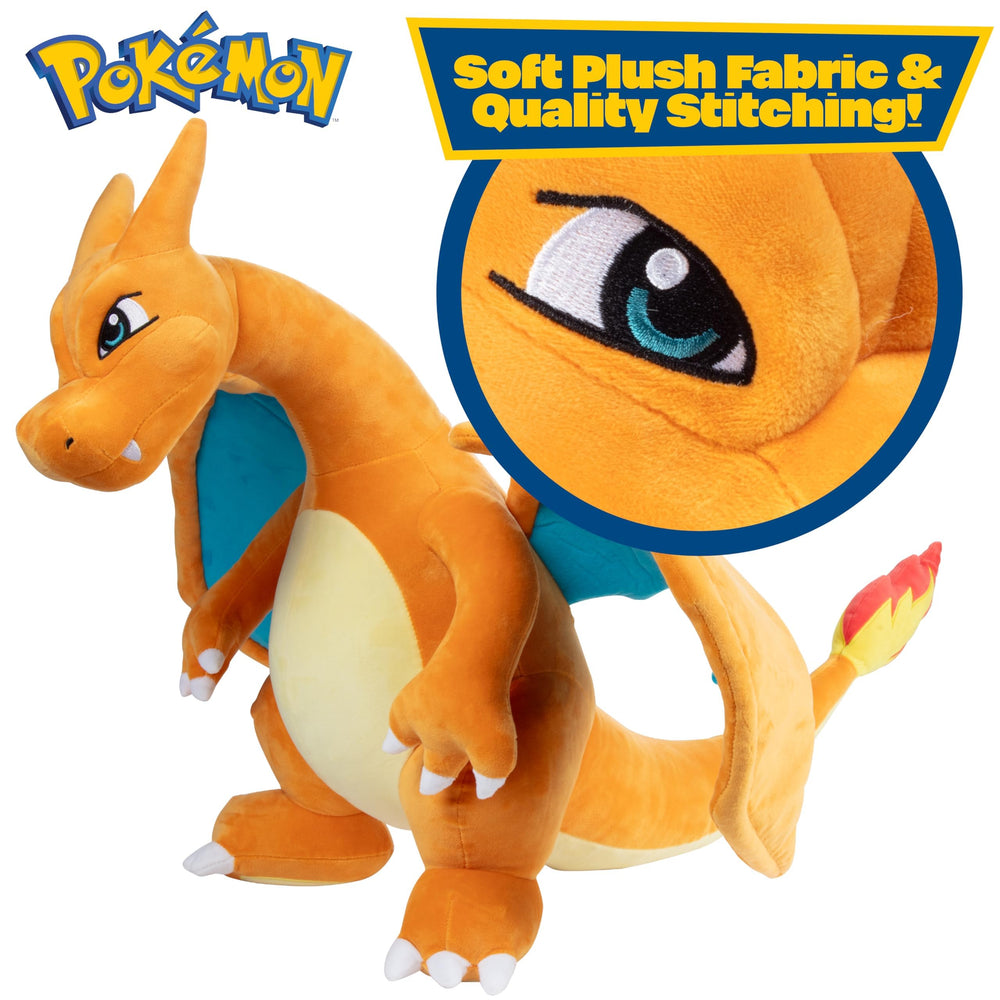 Bright orange Charizard tones spark room decor and play.