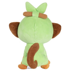 Jazwares Pokemon Grookey plush full-body view for collection display.