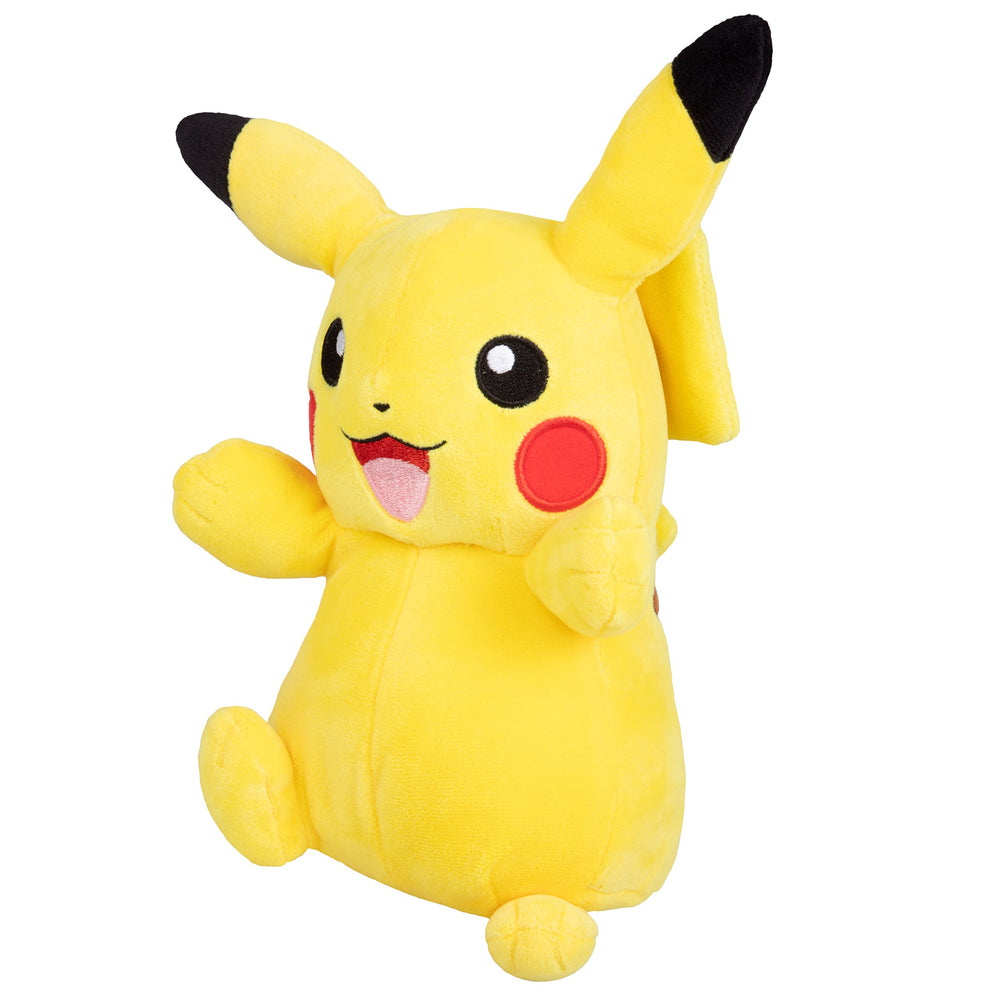 Jazwares Pokémon Pikachu plush – soft fabric for comforting hugs.