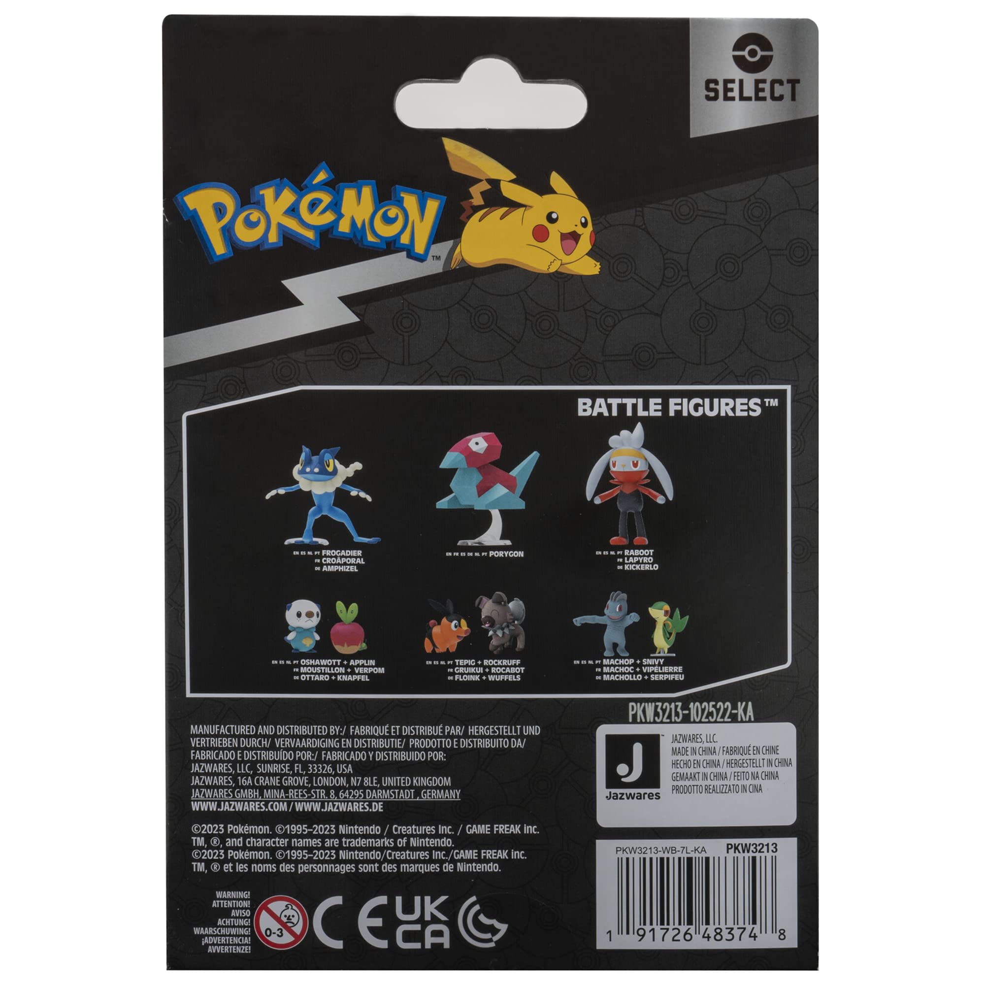 Display-ready setup with Toxel and Toxtricity from Jazwares for shelves.