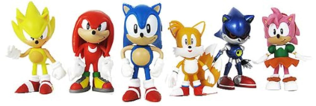 Jazwares Sonic multi-pack group shot for display and collection.