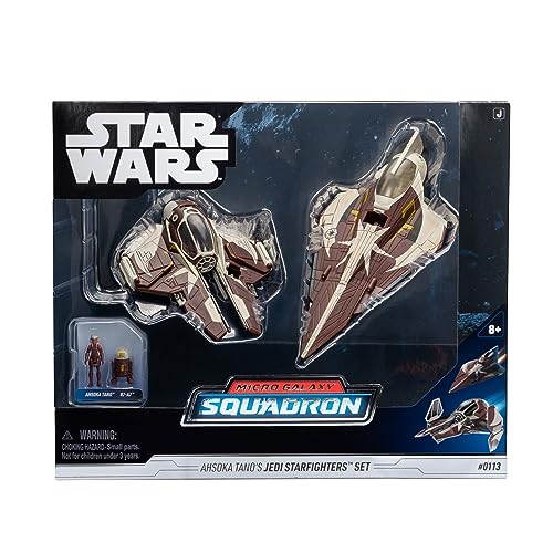 Jazwares Star Wars Ahsoka Tano Jedi Interceptor 3-inch retractable gear for dynamic poses