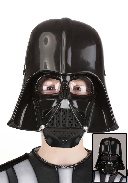 Jazwares Star Wars Darth Vader mask eye openings provide visibility for safe wear.