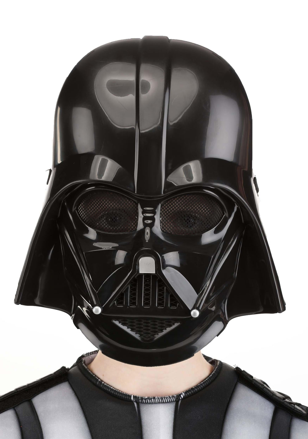 Jazwares Star Wars Darth Vader mask, front view for authentic kids costume.