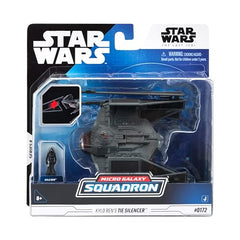 Jazwares Star Wars Micro Galaxy TIE Silencer showing retractable landing gear in action