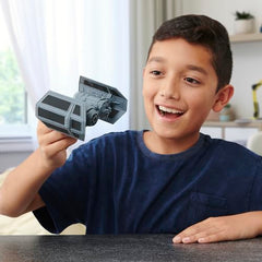 Jazwares Star Wars TIE Bomber dual seats highlight versatile crewed flight play.