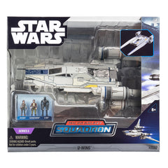 Jazwares Star Wars U-Wing retractable-landing-gear supports realistic takeoffs and landings