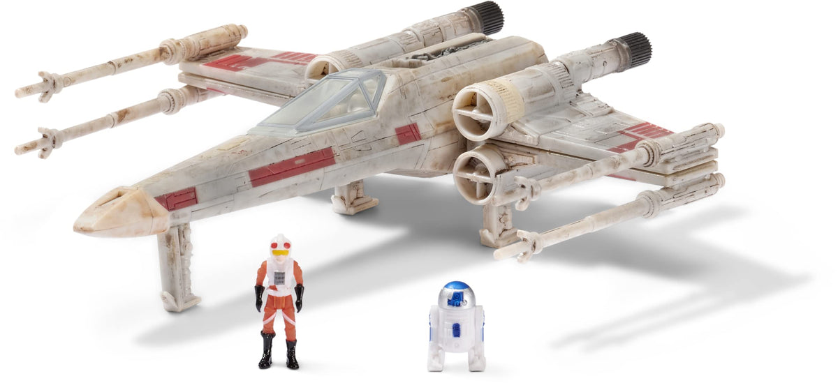 Jazwares Star Wars X-Wing with Luke Skywalker micro figure for imaginative play